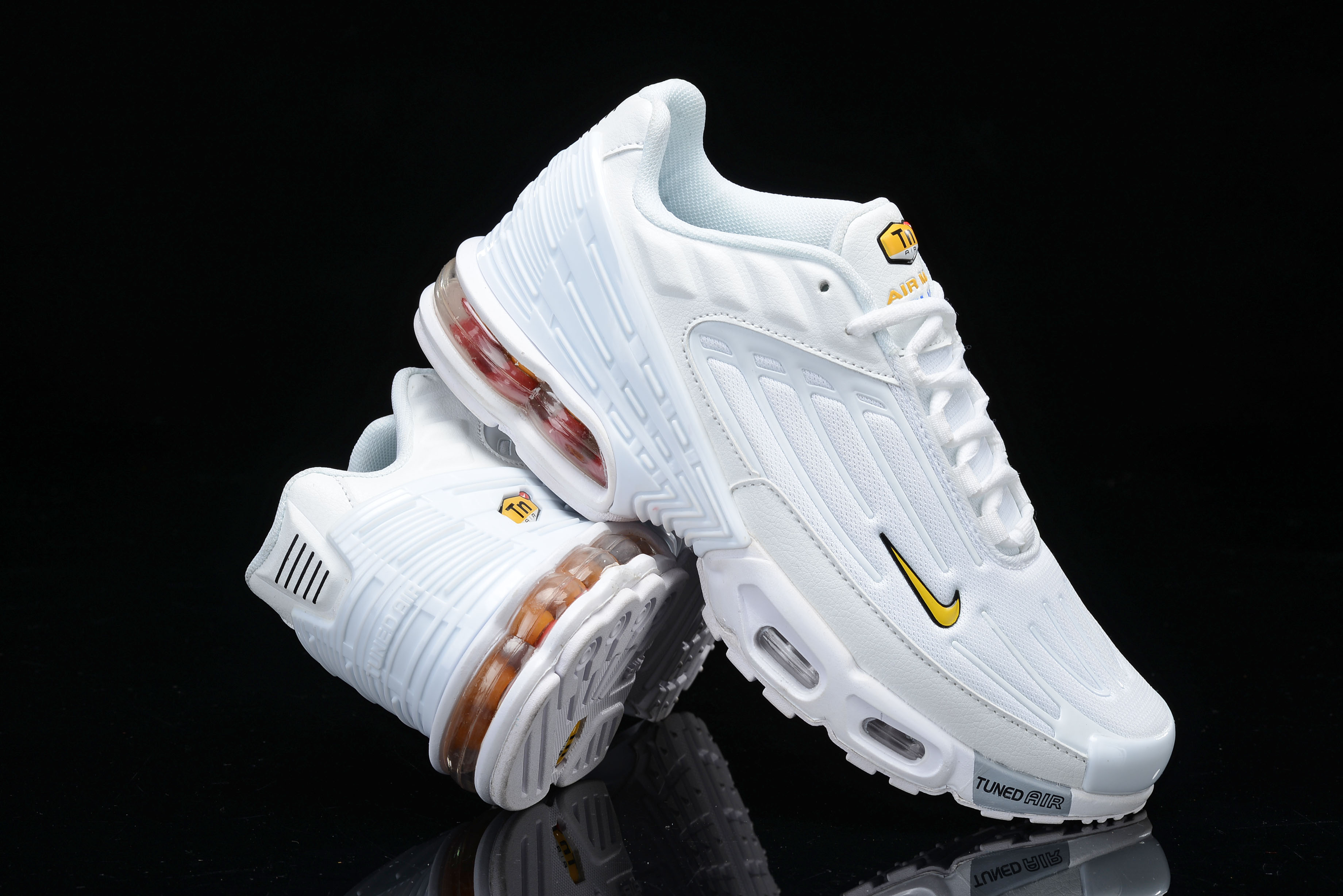 Men Nike Air Max TN Plus White Yellow